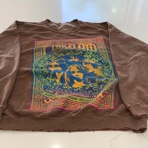 Pink Floyd Jeppesen stadium Houston 1977  Oversized brown sweater size S/M